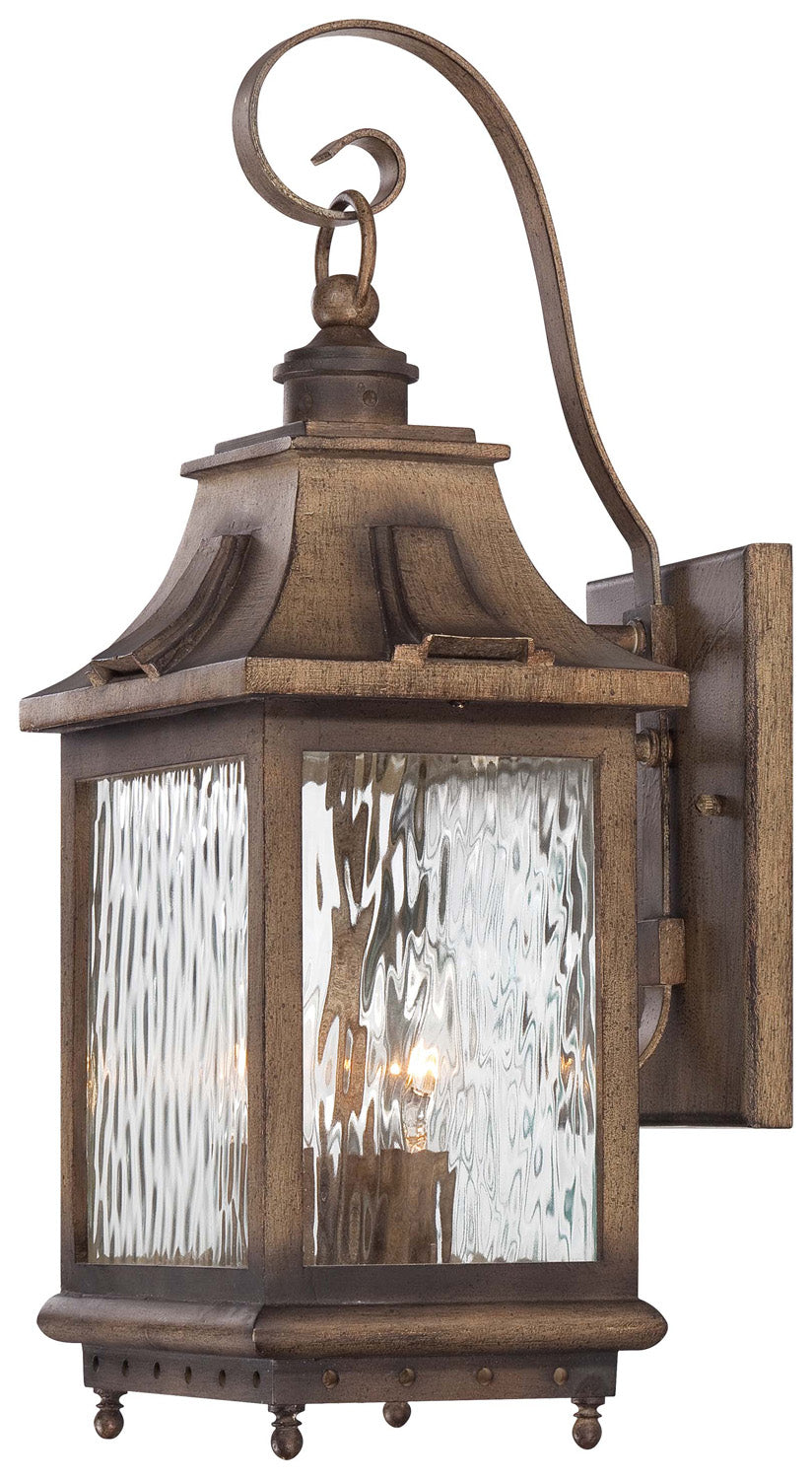 Minka-Lavery Lighting 72112-149 Wilshire Park Three Light Wall Mount Outdoor Bronze / Dark