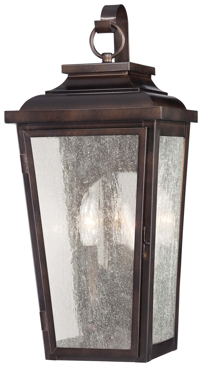 Minka-Lavery Lighting 72170-189 Irvington Manor Two Light Pocket Lantern Outdoor Bronze / Dark