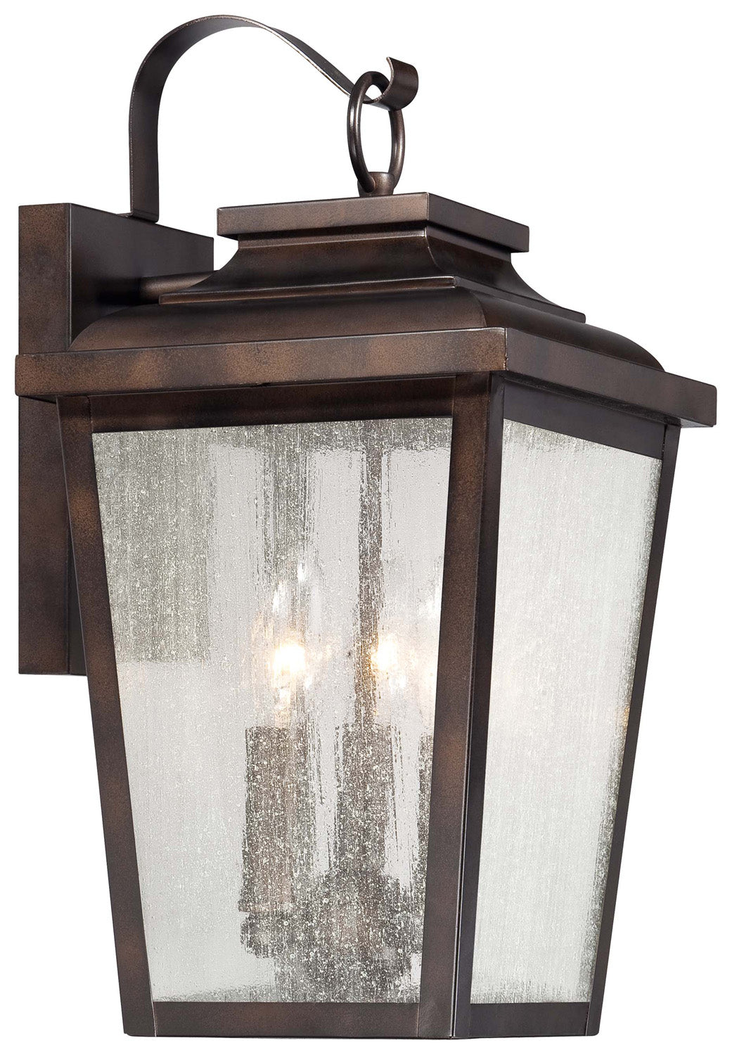 Minka-Lavery Lighting 72172-189 Irvington Manor Three Light Wall Mount Outdoor Bronze / Dark