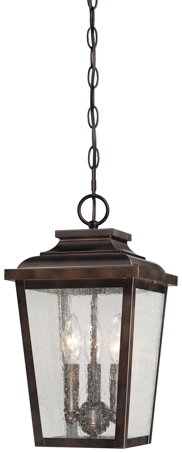 Minka-Lavery Lighting 72174-189 Irvington Manor Three Light Outdoor Chain Hung Outdoor Bronze / Dark