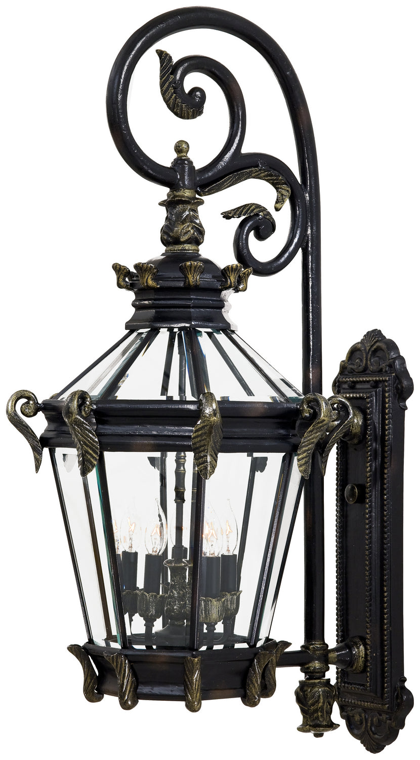 Minka-Lavery Lighting 8933-95 Stratford Hall Five Light Wall Mount Outdoor Bronze / Dark