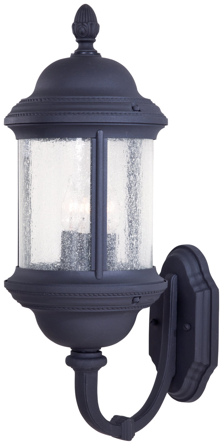 Minka-Lavery Lighting 9018-66 Hancock Three Light Wall Mount Outdoor Black