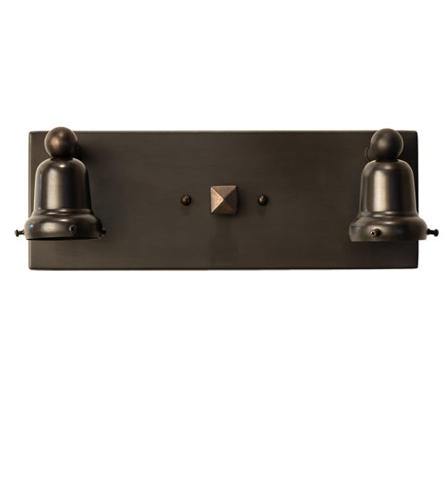 Meyda Tiffany Lighting 51794  Two Light Wall Sconce Hardware Utility Light Bronze / Dark