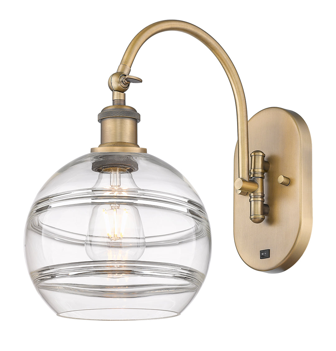 Innovations Ballston 518-1W-BB-G556-8CL Wall Sconce Light - Brushed Brass