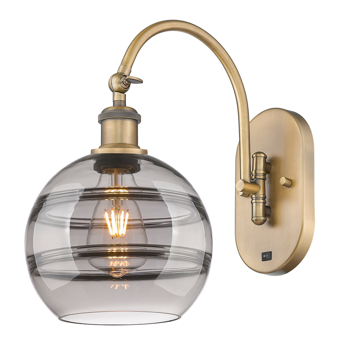 Innovations Ballston 518-1W-BB-G556-8SM Wall Sconce Light - Brushed Brass