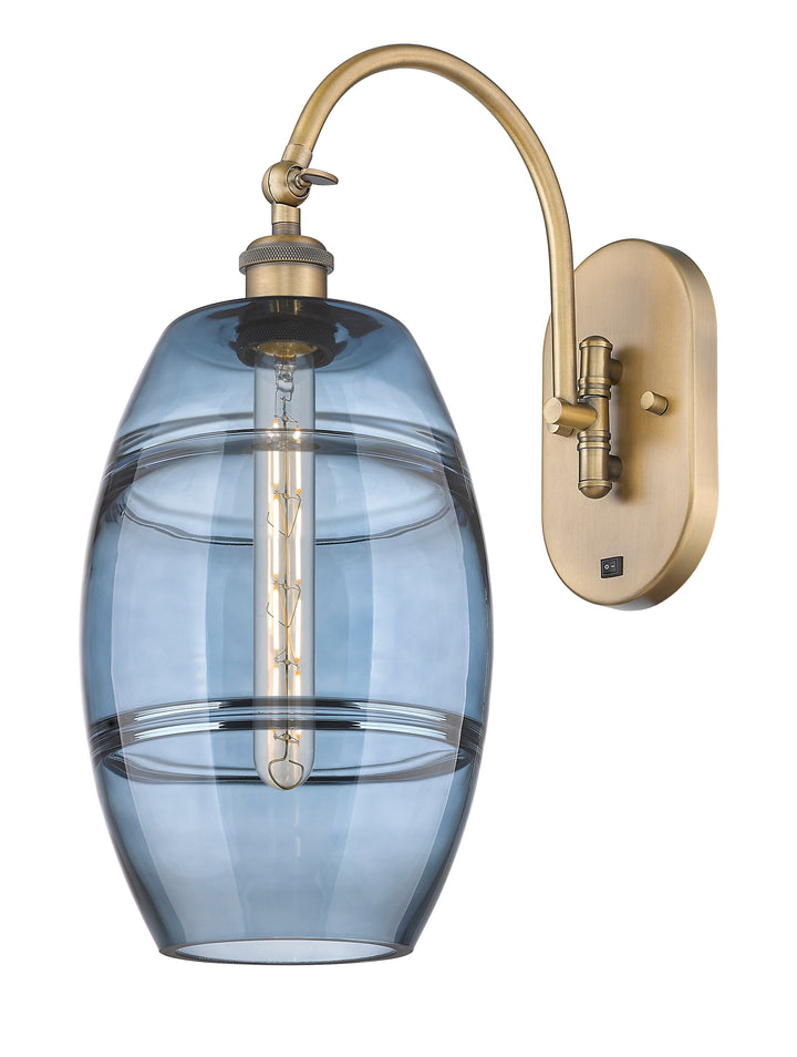 Innovations Ballston 518-1W-BB-G557-8BL Wall Sconce Light - Brushed Brass