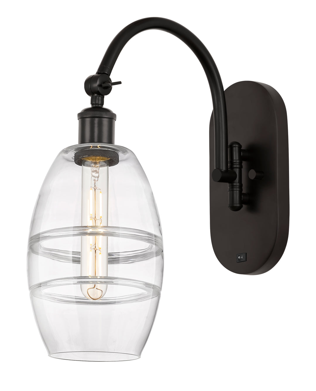 Innovations Ballston 518-1W-OB-G557-6CL Wall Sconce Light - Oil Rubbed Bronze