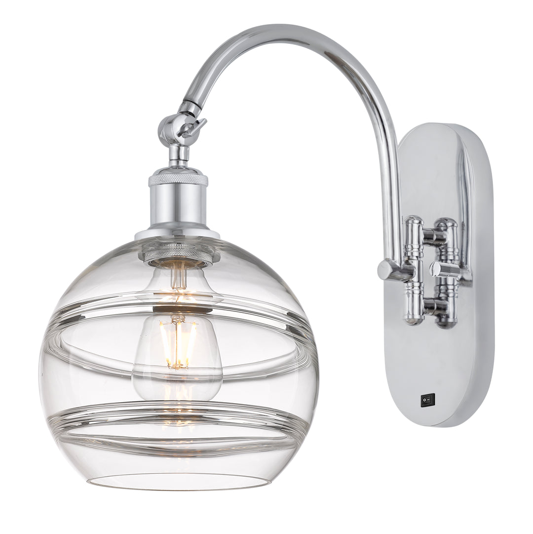 Innovations Ballston 518-1W-PC-G556-8CL Wall Sconce Light - Polished Chrome