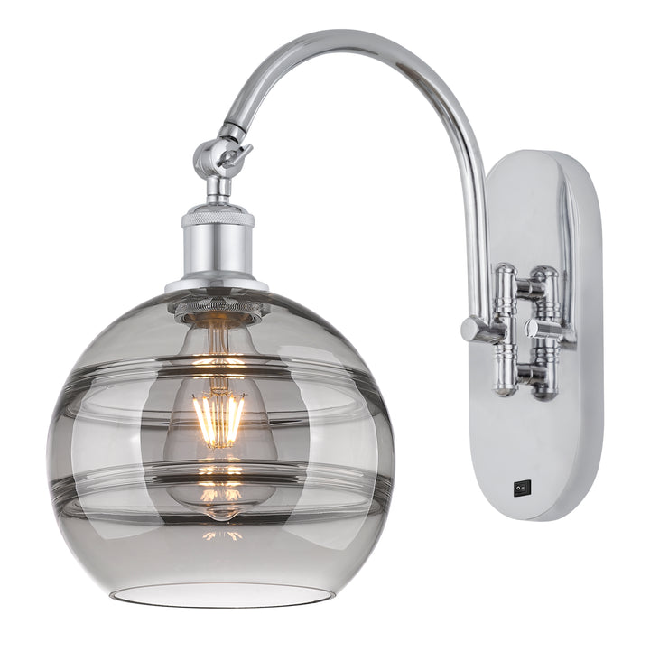 Innovations Ballston 518-1W-PC-G556-8SM Wall Sconce Light - Polished Chrome