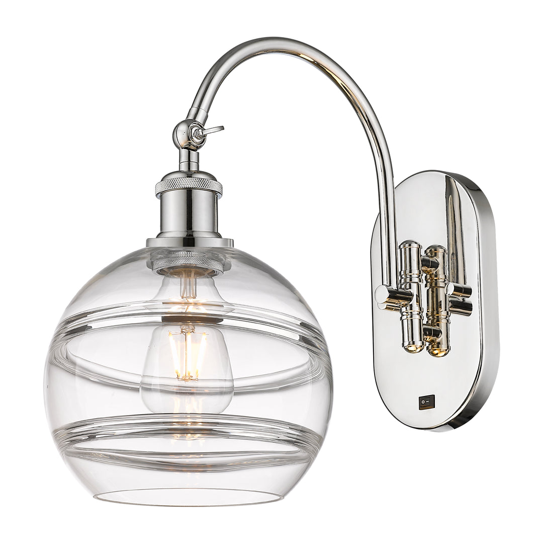 Innovations Ballston 518-1W-PN-G556-8CL Wall Sconce Light - Polished Nickel