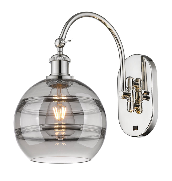 Innovations Ballston 518-1W-PN-G556-8SM Wall Sconce Light - Polished Nickel