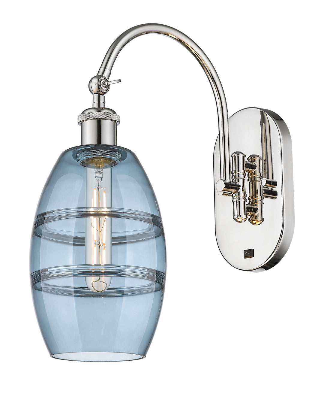 Innovations Ballston 518-1W-PN-G557-6BL Wall Sconce Light - Polished Nickel