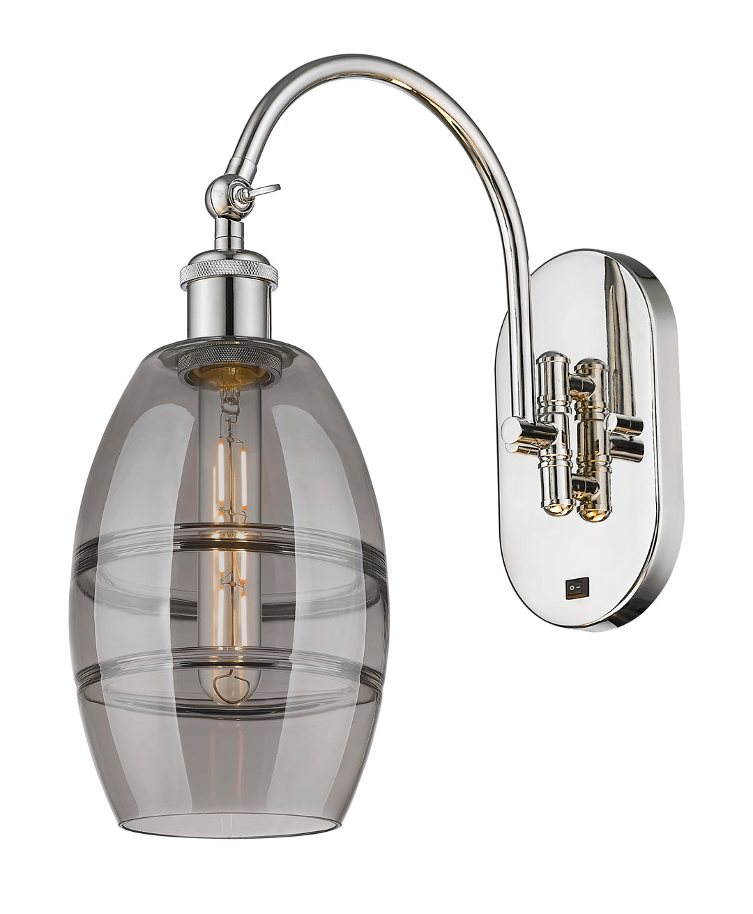 Innovations Ballston 518-1W-PN-G557-6SM Wall Sconce Light - Polished Nickel