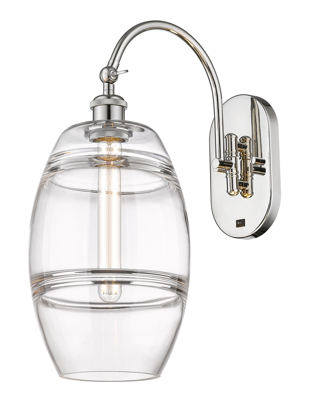 Innovations Ballston 518-1W-PN-G557-8CL Wall Sconce Light - Polished Nickel