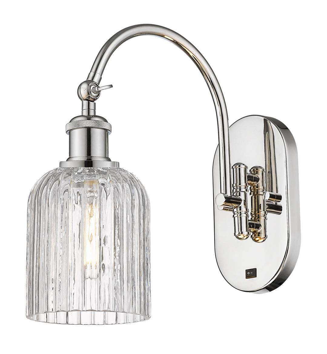 Innovations Ballston 518-1W-PN-G559-5CL Wall Sconce Light - Polished Nickel