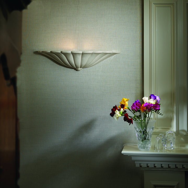 Justice Designs Ambiance CER-1495-BIS Wall Light - Bisque