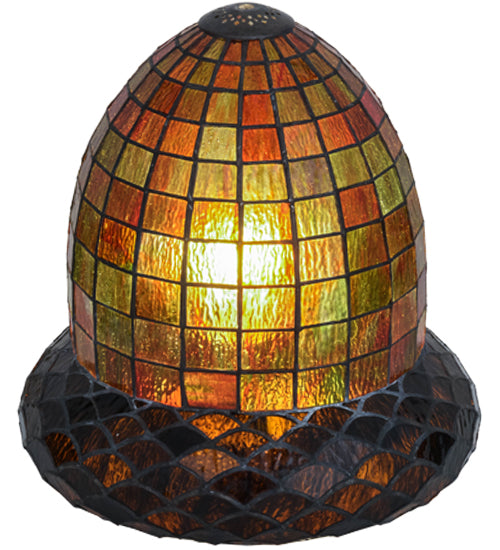 Meyda Tiffany Lighting 51846 Acorn Shade Lamp Shade Bronze / Dark