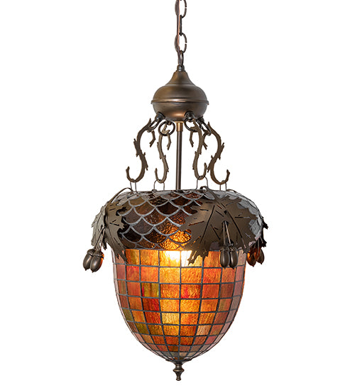 Meyda Tiffany Greenbriar Oak 51849 Pendant Light - Antique Copper