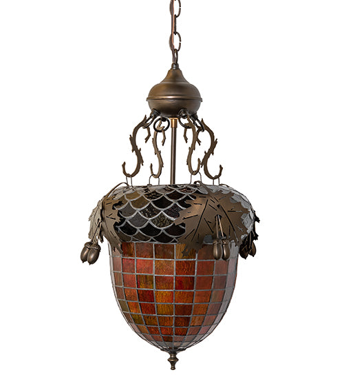 Meyda Tiffany Greenbriar Oak 51849 Pendant Light - Antique Copper