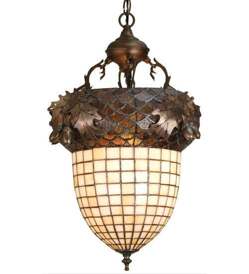 Meyda Tiffany Greenbriar Oak 51850 Pendant Light - Antique Copper