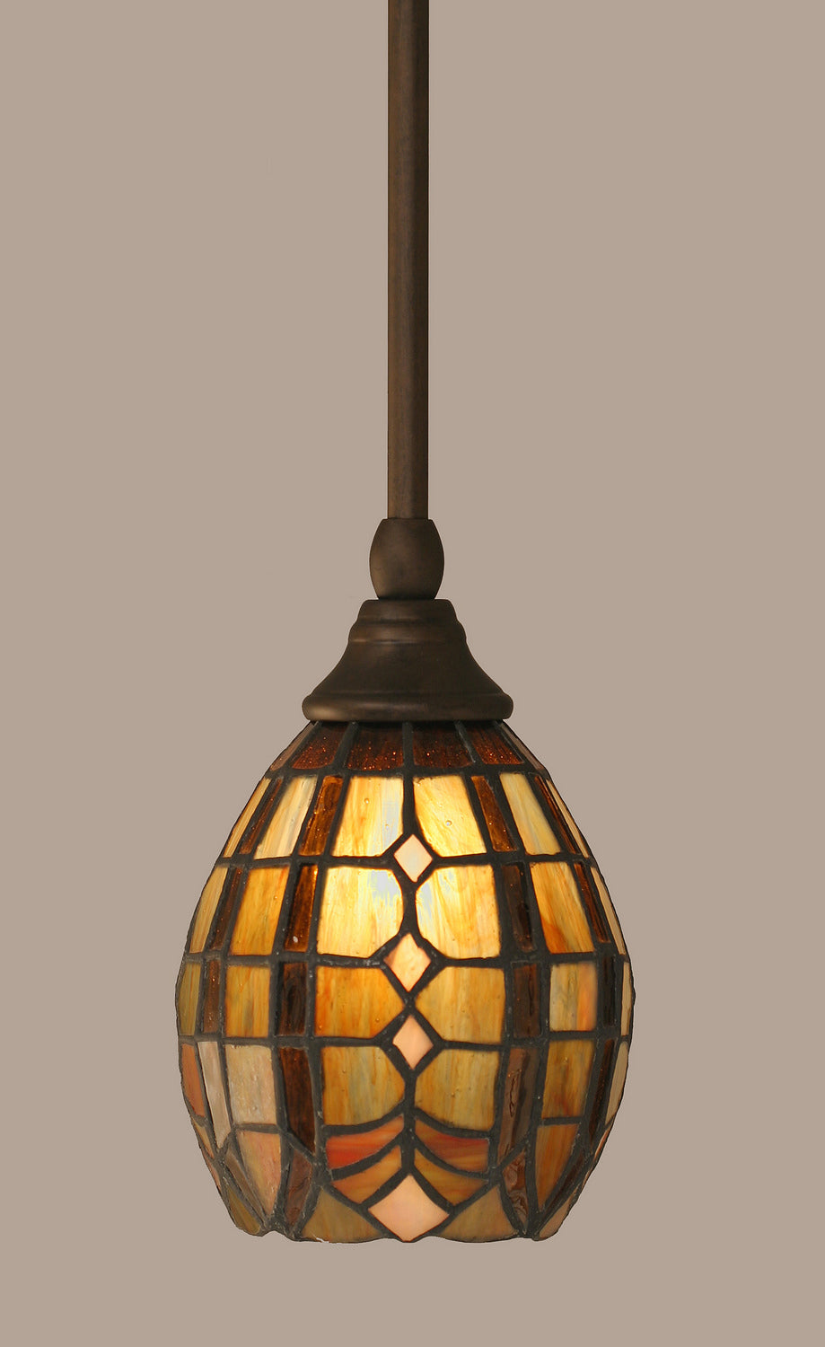 Toltec Stem 23-BRZ-9871 Pendant Light - Bronze