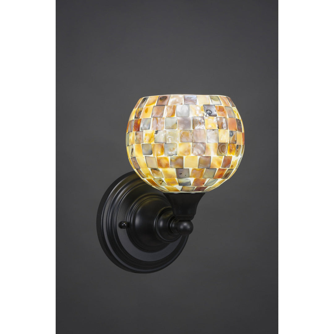 Toltec Any 40-mb-407 Wall Sconce Light - Matte Black