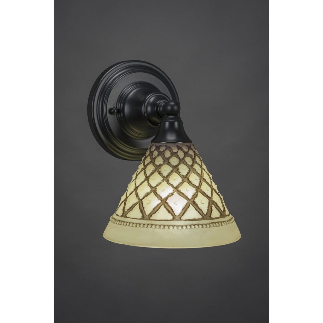 Toltec Any 40-mb-7185 Wall Sconce Light - Matte Black