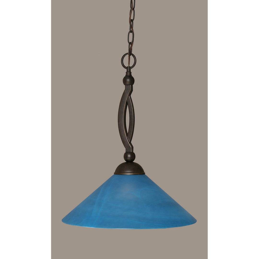 Toltec Bow 271-dg-415 Pendant Light - Dark Granite