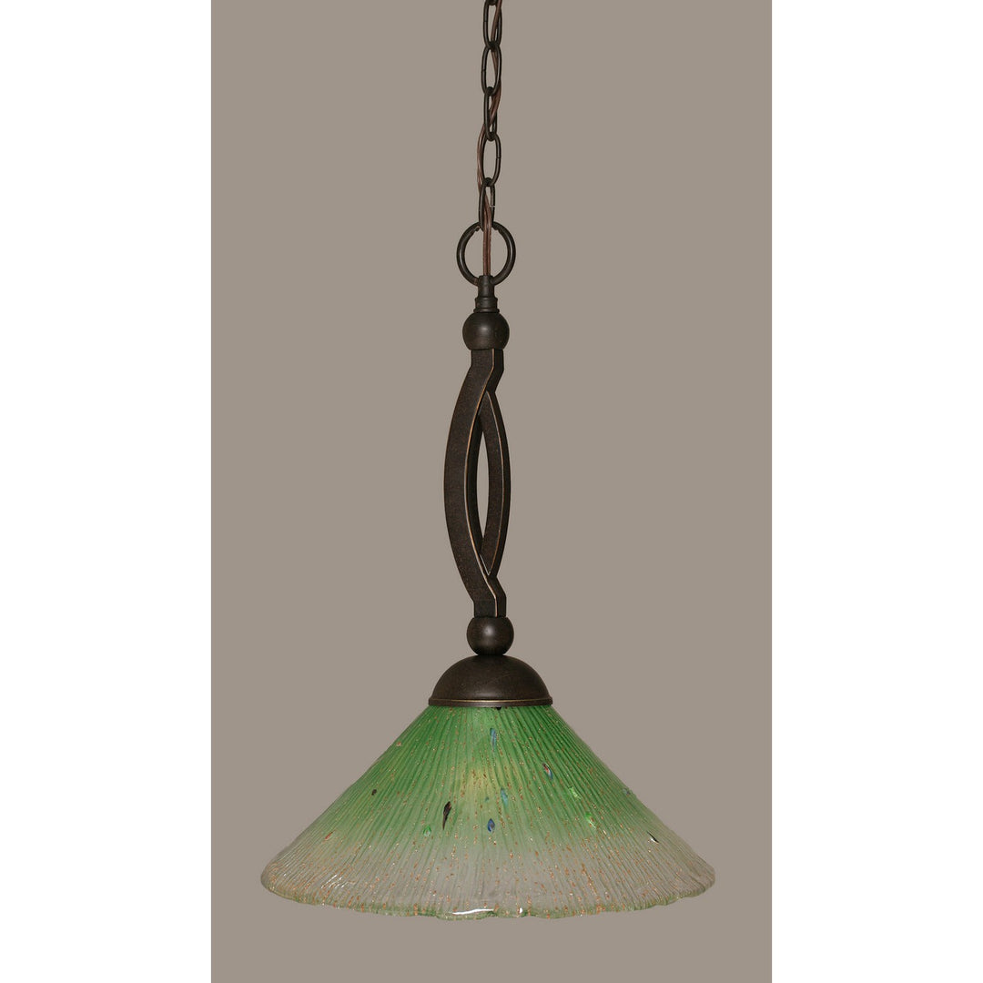 Toltec Bow 271-dg-447 Pendant Light - Dark Granite
