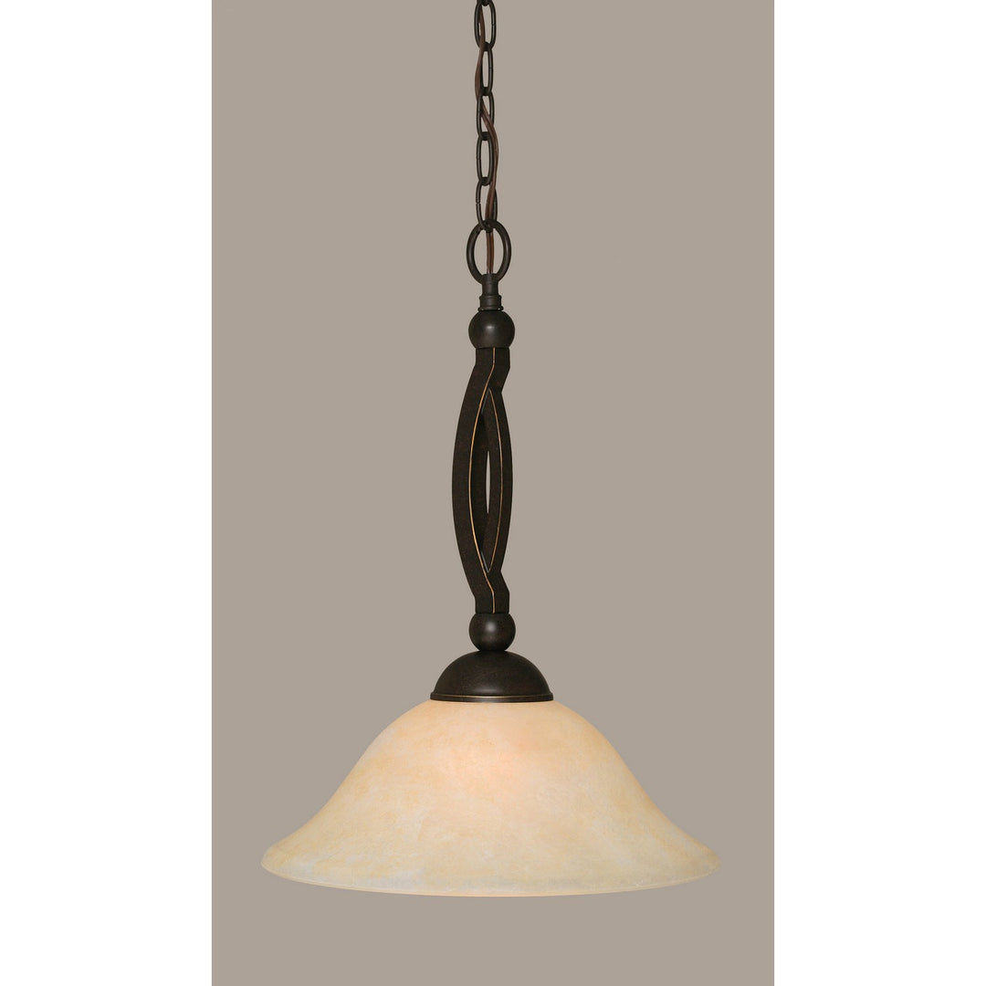 Toltec Bow 271-dg-523 Pendant Light - Dark Granite