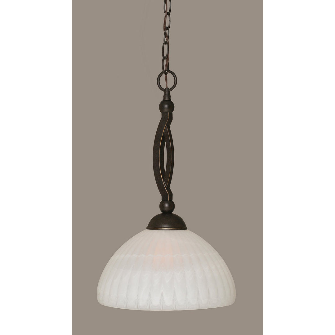 Toltec Bow 271-dg-5231 Pendant Light - Dark Granite