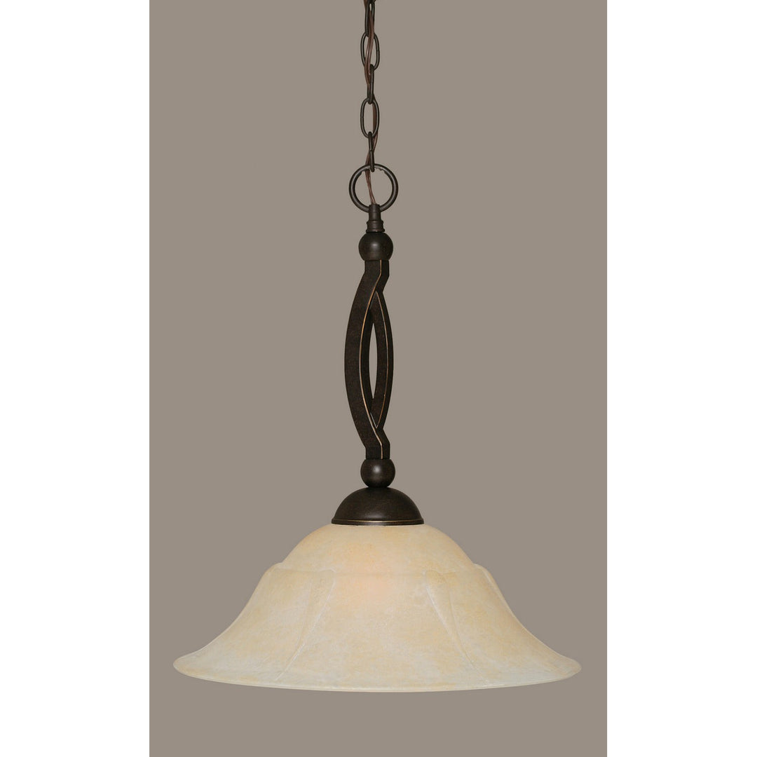 Toltec Bow 271-dg-53613 Pendant Light - Dark Granite