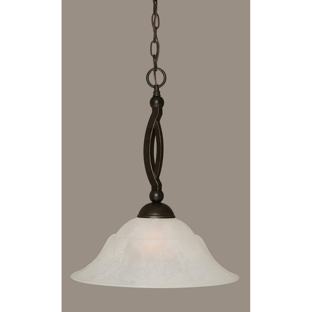 Toltec Bow 271-dg-53615 Pendant Light - Dark Granite