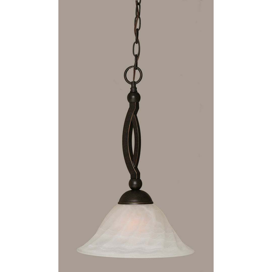 Toltec Bow 271-dg-5721 Pendant Light - Dark Granite