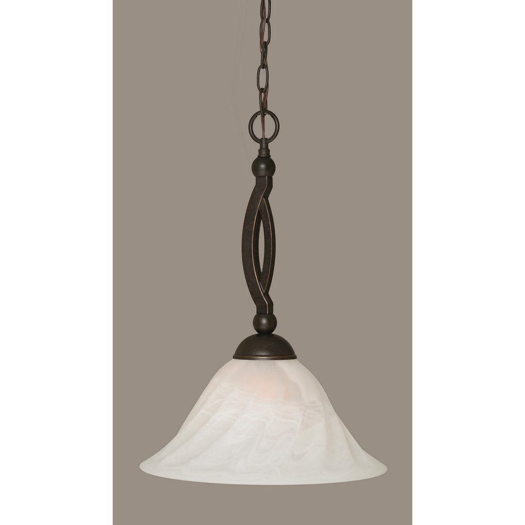 Toltec Bow 271-dg-5731 Pendant Light - Dark Granite