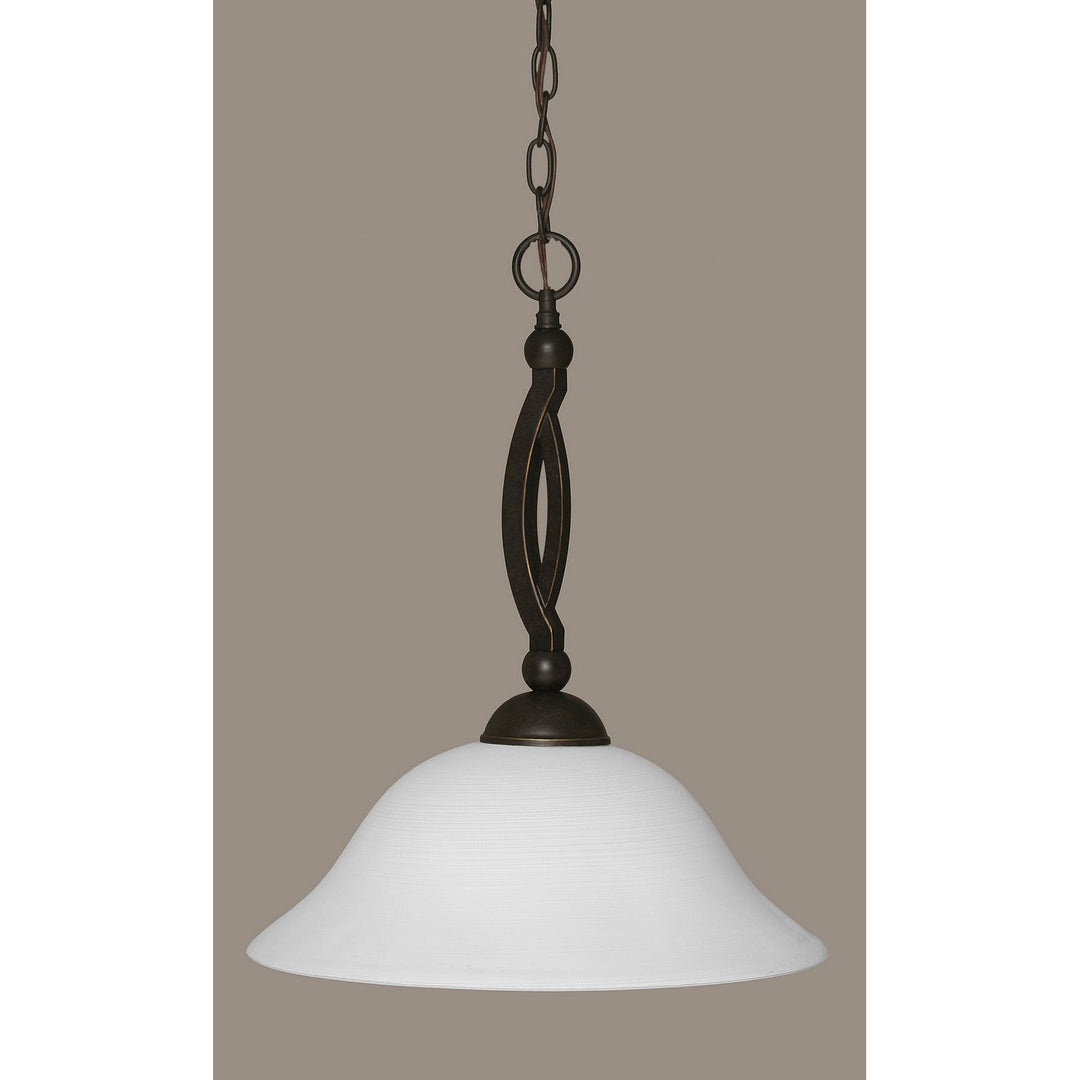 Toltec Bow 271-dg-612 Pendant Light - Dark Granite