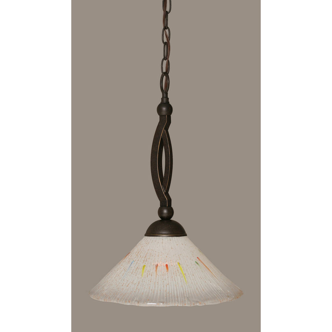 Toltec Bow 271-dg-701 Pendant Light - Dark Granite