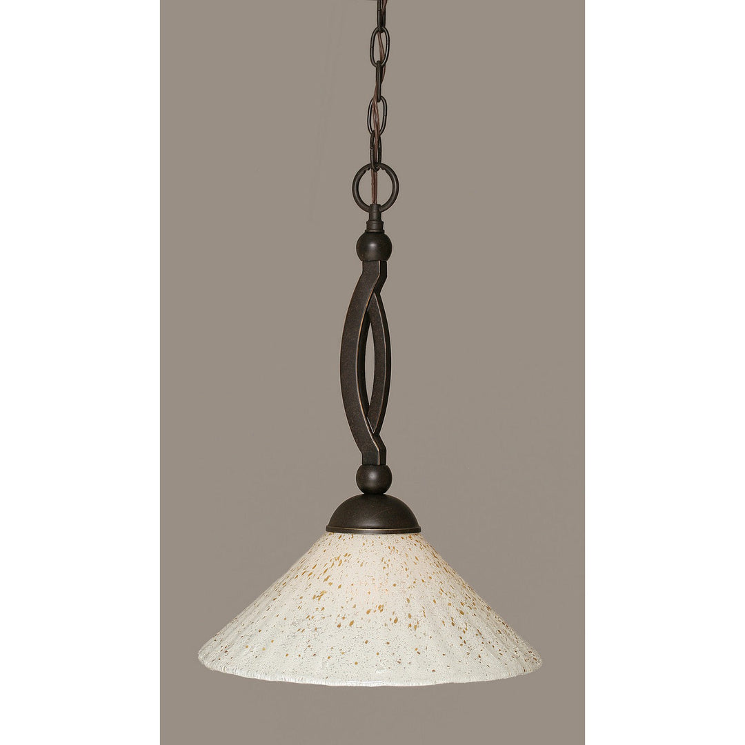 Toltec Bow 271-dg-702 Pendant Light - Dark Granite