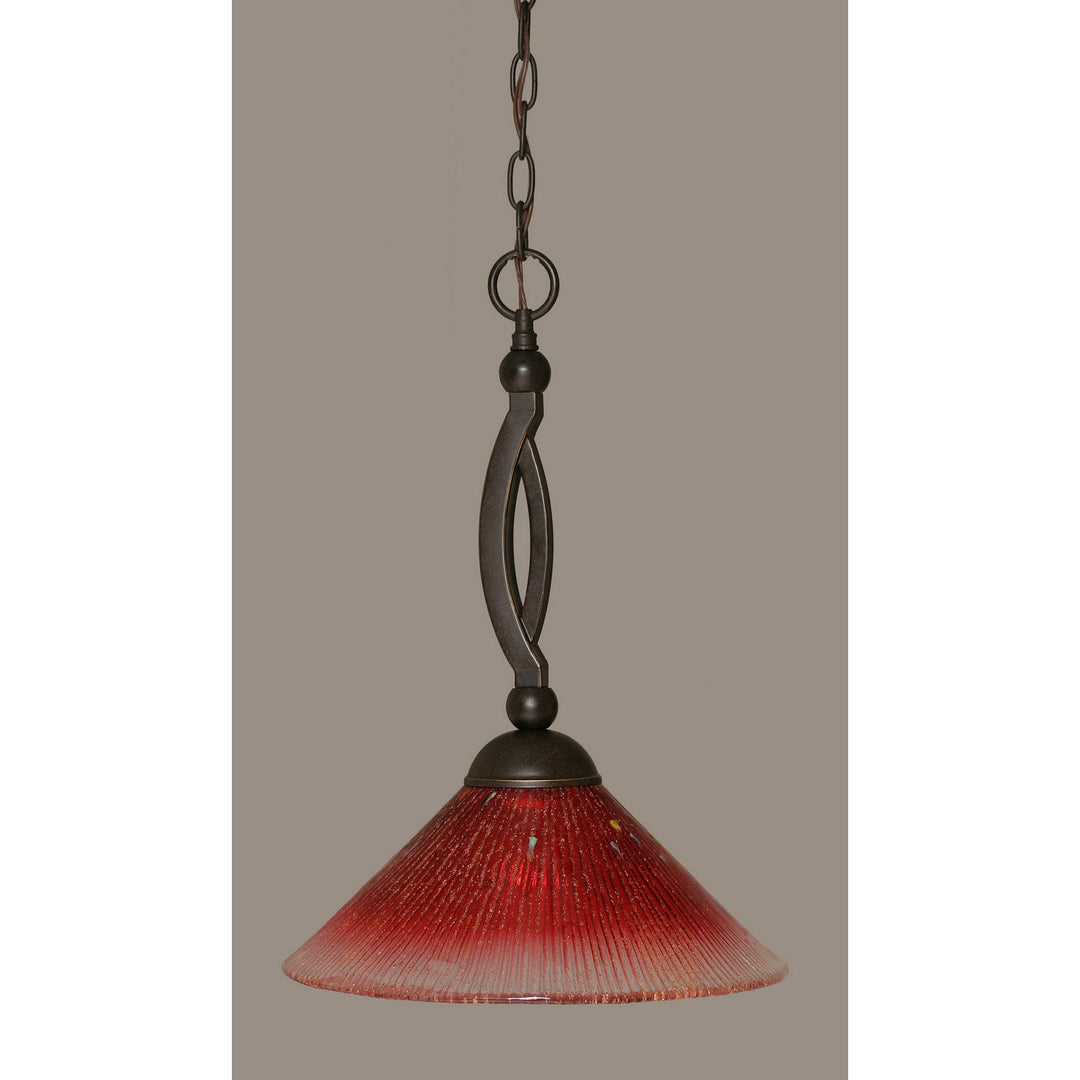 Toltec Bow 271-dg-706 Pendant Light - Dark Granite