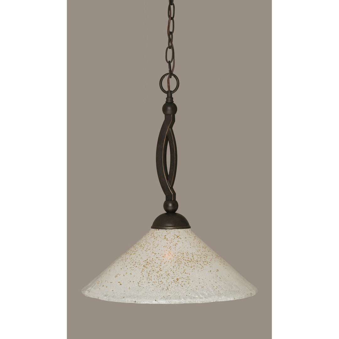 Toltec Bow 271-dg-714 Pendant Light - Dark Granite