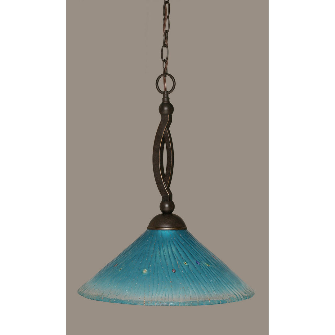 Toltec Bow 271-dg-715 Pendant Light - Dark Granite