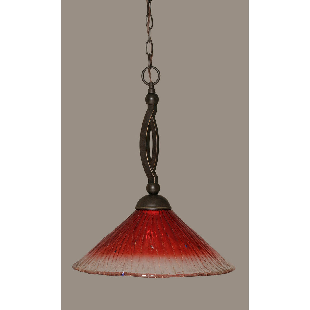 Toltec Bow 271-dg-716 Pendant Light - Dark Granite