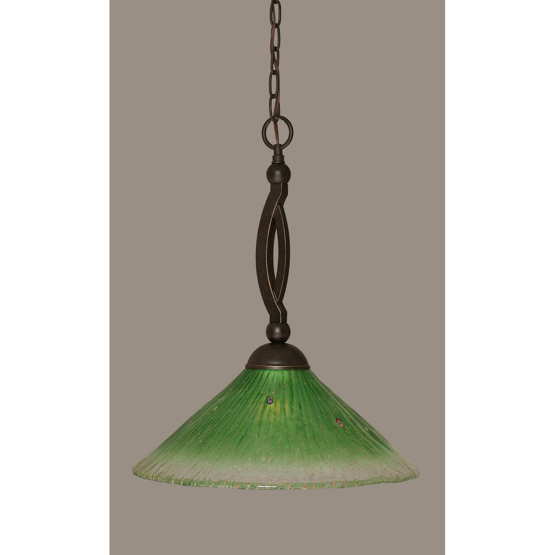 Toltec Bow 271-dg-717 Pendant Light - Dark Granite