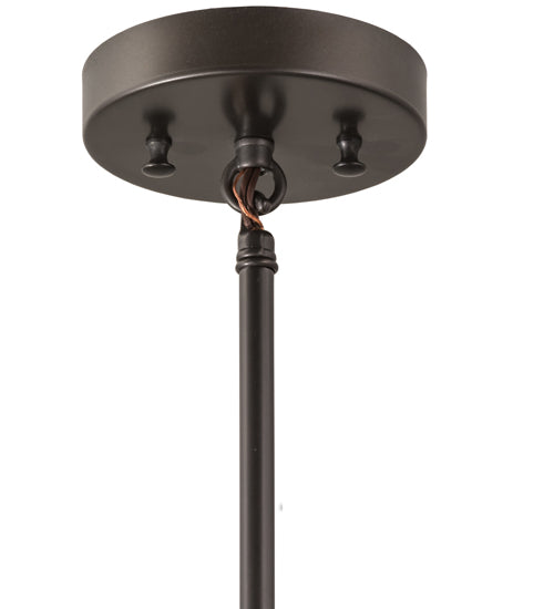 Meyda Tiffany Lighting 51950 Evelyn One Light Pendant Hardware Utility Light Bronze / Dark