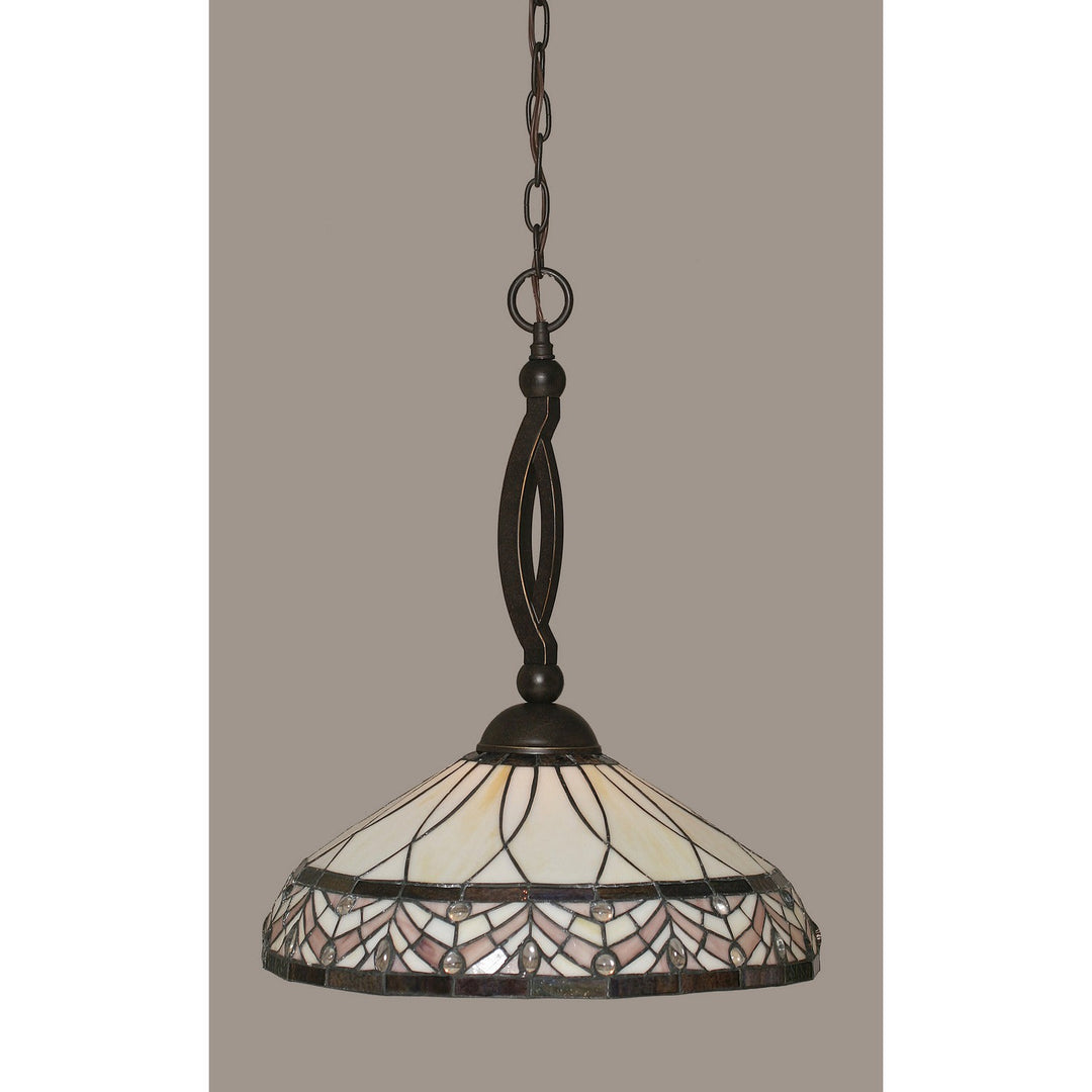 Toltec Bow 271-dg-948 Pendant Light - Dark Granite