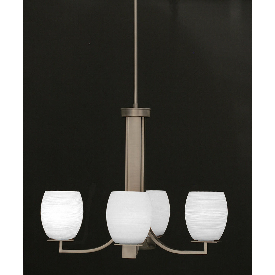 Toltec Apollo 574-gp-615 Chandelier Light - Graphite