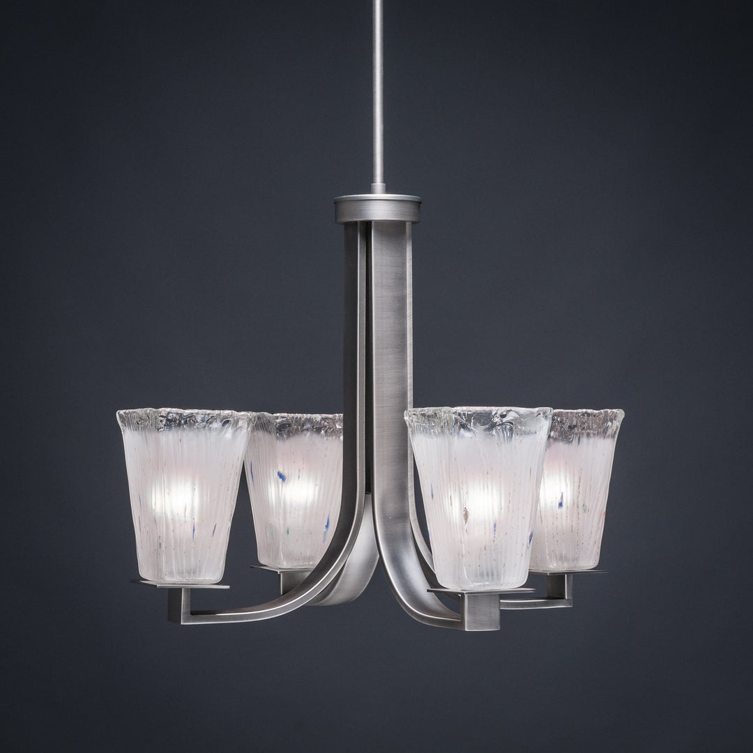Toltec Apollo 574-gp-631 Chandelier Light - Graphite