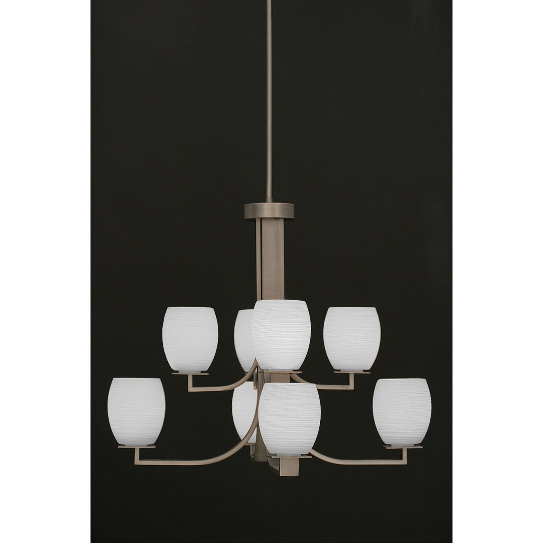 Toltec Apollo 578-gp-615 Chandelier Light - Graphite
