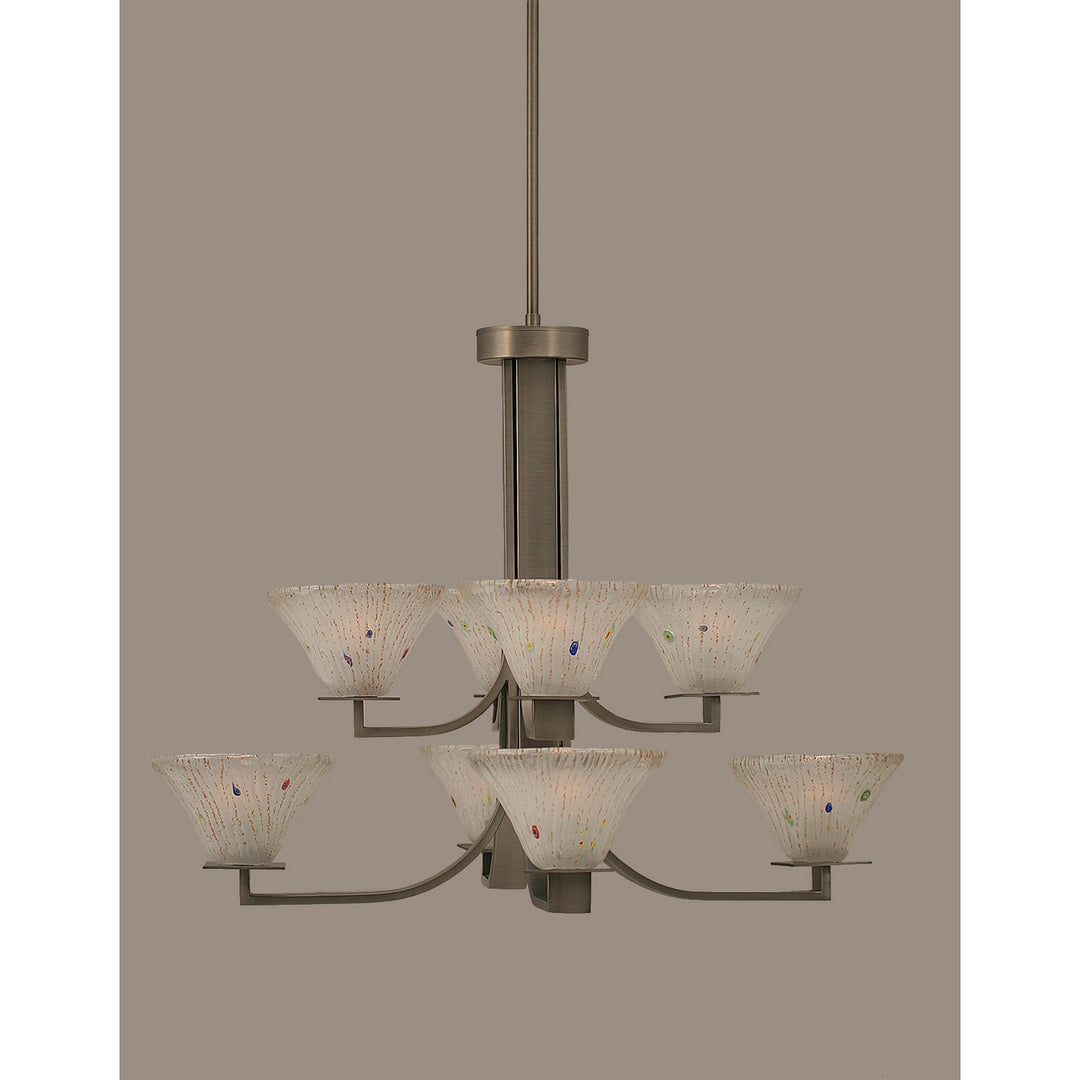 Toltec Apollo 578-gp-751 Chandelier Light - Graphite