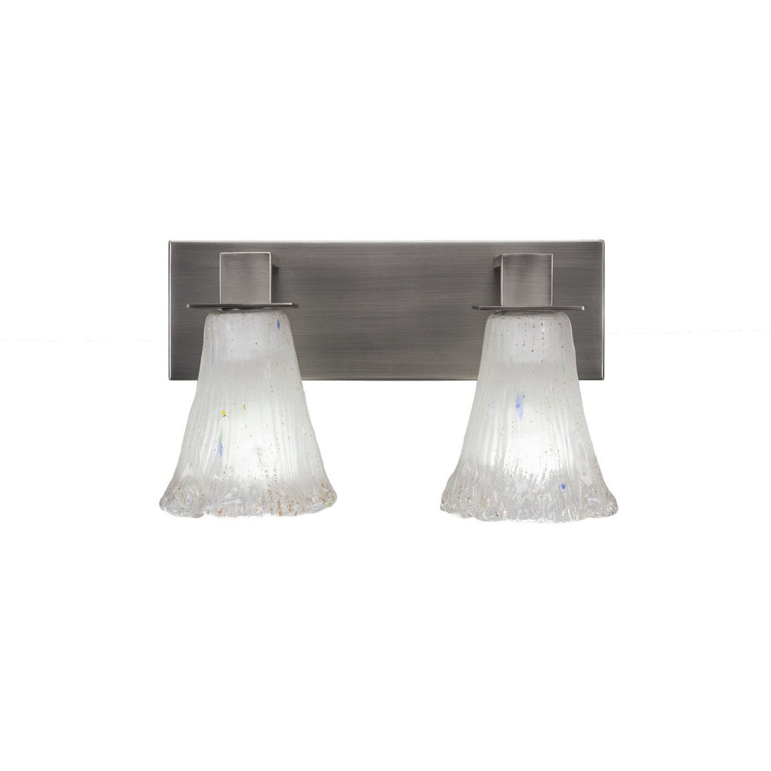 Toltec Apollo 582-gp-721 Bath Vanity Light 14 in. wide - Graphite